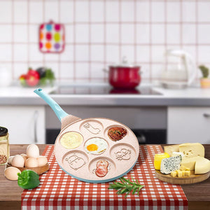 Pancake Maker Pan - Griddle Pancake Pan Molds For Kids Nonstick Pancake  Griddle Pan With 7 Animal Shapes 